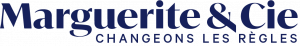 logo de marguerite et cie en bleu