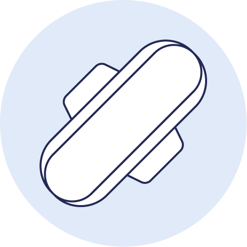 icône de serviette menstruelle